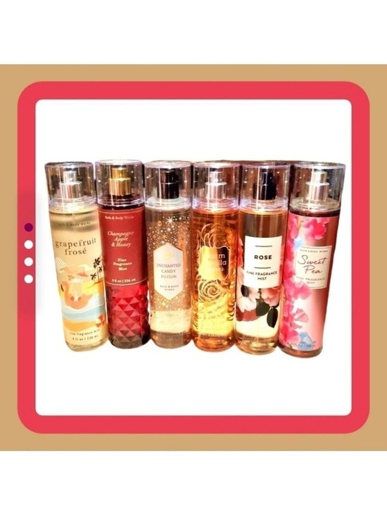 Bath & Body Works Other - 6 BODY FRAGRANCE SPRAYS BY BATH AND BODY WORKS